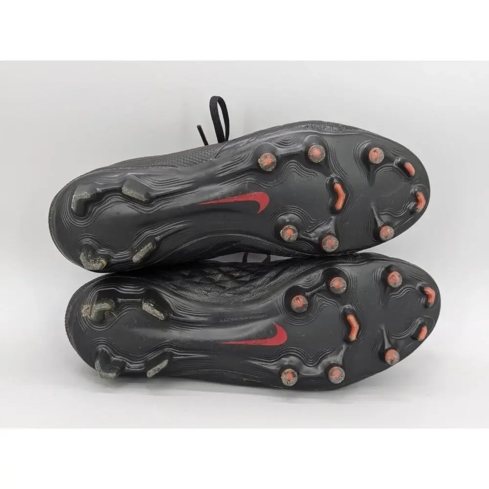 Nike Tiempo Legend 8 VIII Elite Soccer Cleats Size 6.5 Black Red AT5293-060